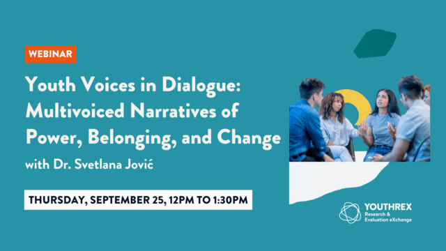 Youth Voices in Dialogue Webinar - September 25